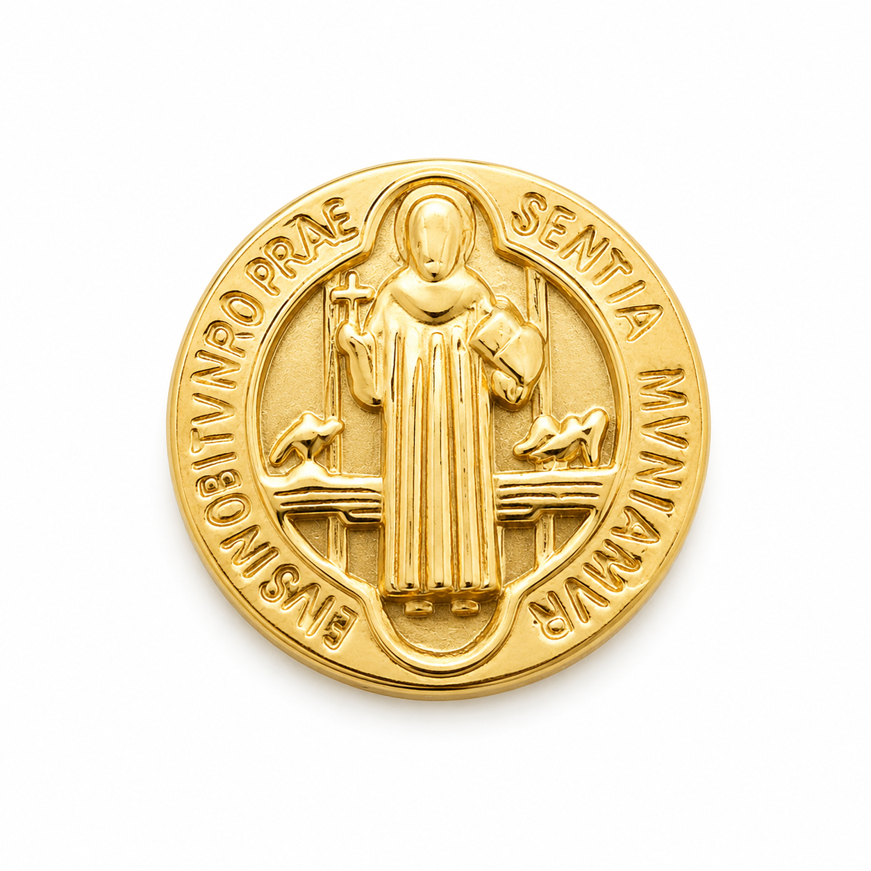 Herraje San Benito Oro amarillo 18k 1,14 Gr / 1,6 Cm