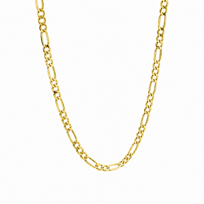 Cadena It Figaro Oro amarillo 18k +2 / 4,38 Gr / 3 mm / 45 Cm