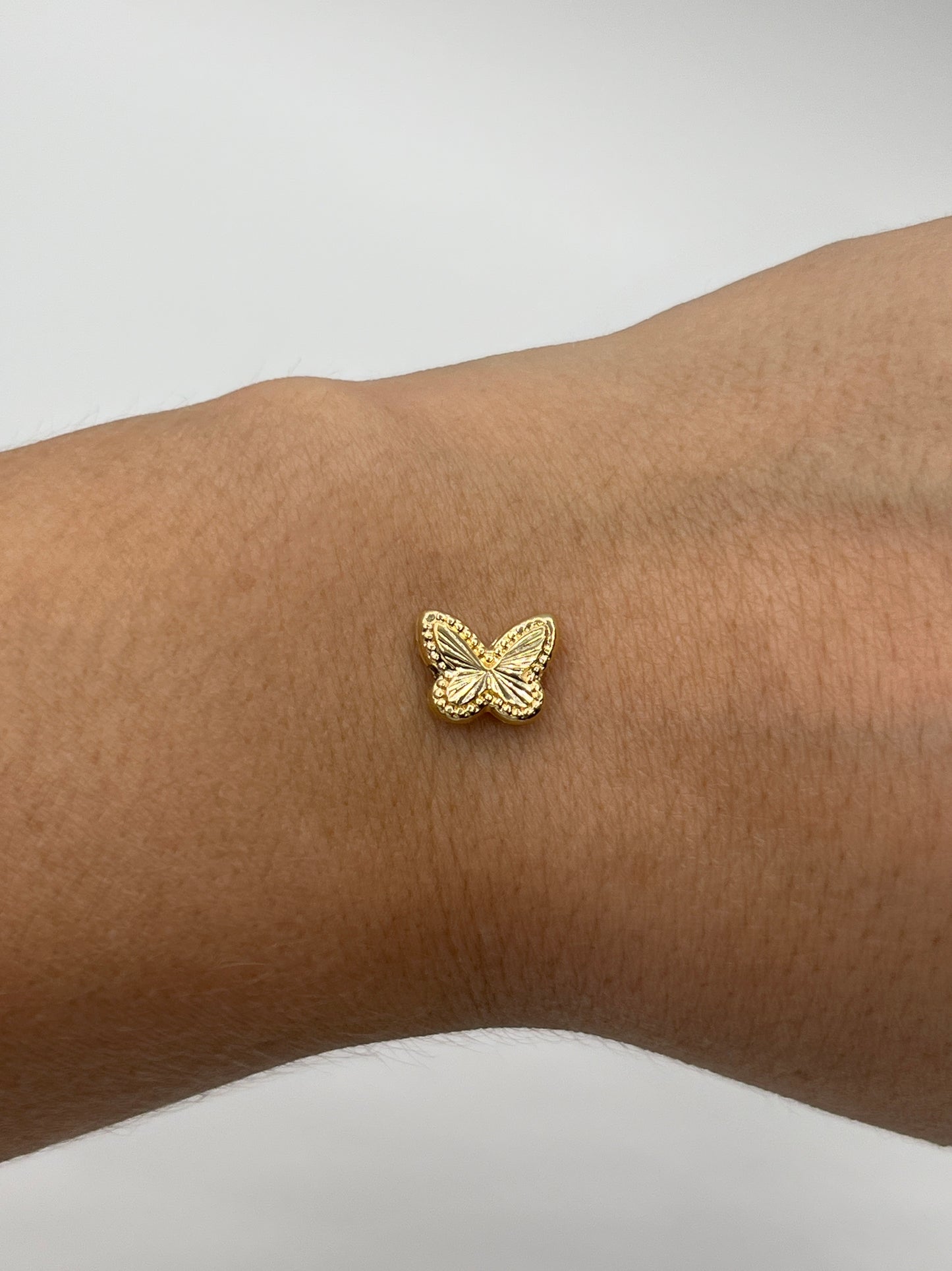 Herraje Mariposa Oro amarillo 18k 0,31 Gr / 0,8 Cm
