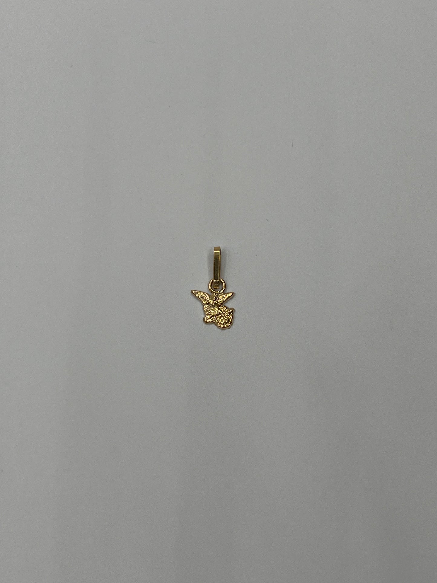 Dije Arcangel San Miguel Oro amarillo 18k 0,26 Gr / 8,90 mm / 0,9 Cm