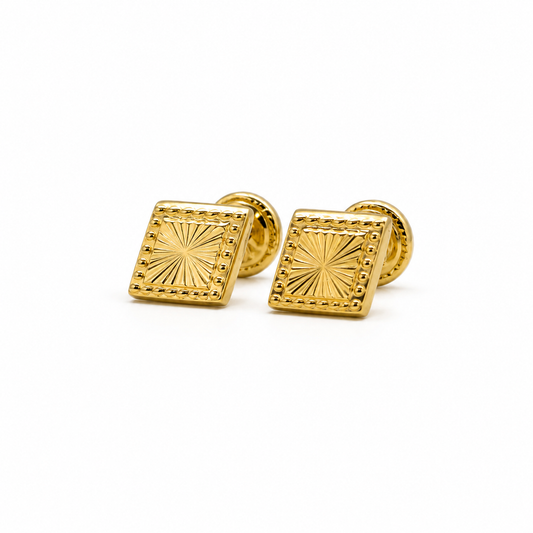 Topos Rombo Oro amarillo 18k 0,71 Gr / 9,5 mm