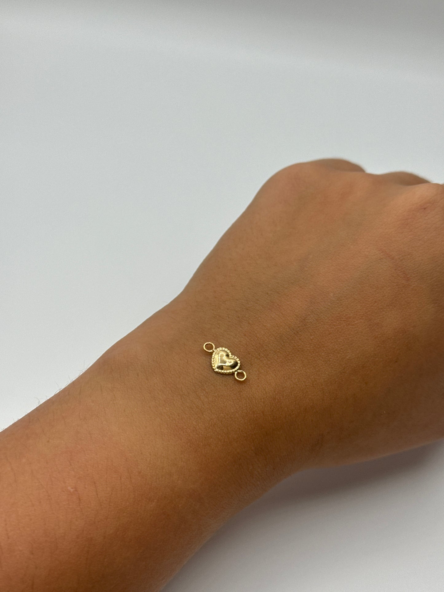 Herraje corazon Oro amarillo 18k 0,29 Gr / 1,3 Cm