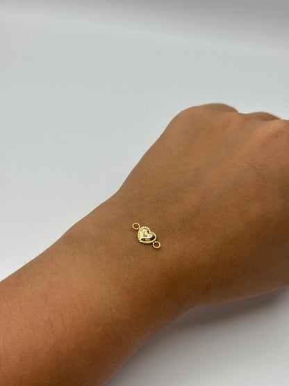 Herraje corazon Oro amarillo 18k 0,29 Gr / 1,3 Cm
