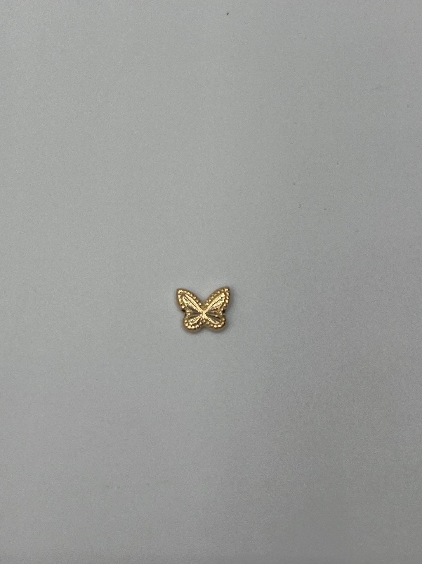 Herraje Mariposa Oro amarillo 18k 0,21 Gr / 0,7 Cm