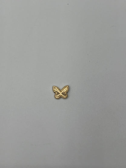 Herraje Mariposa Oro amarillo 18k 0,21 Gr / 0,7 Cm