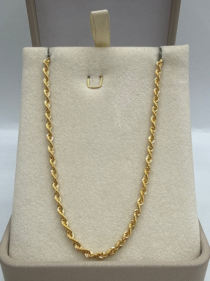 Cadena It Lazo Oro amarillo 18k 4,00 Gr / 2,53 mm / 70 Cm