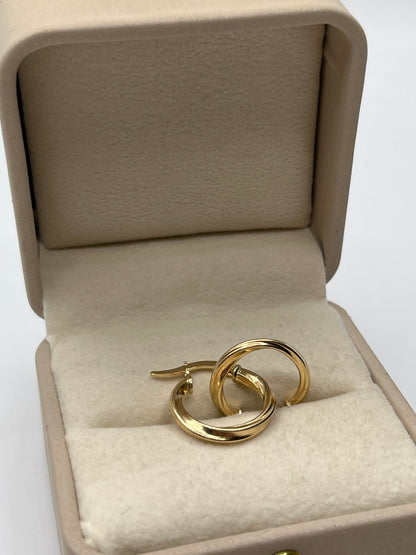 Candonga Entorchada Oro amarillo 18k 1,69 Gr / 1,9 Cm