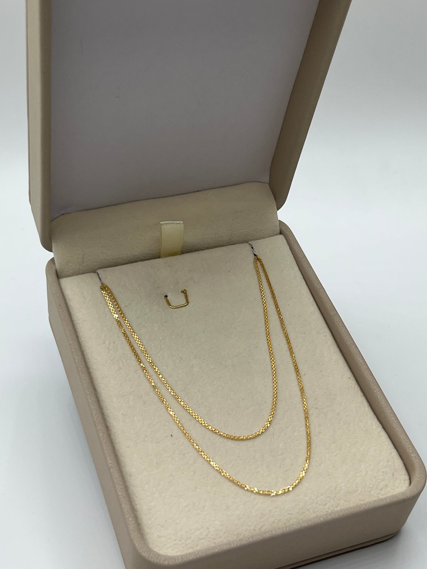 Cadena It china Oro amarillo 18k +3 / 1,93 Gr / 1,33 mm / 60 Cm