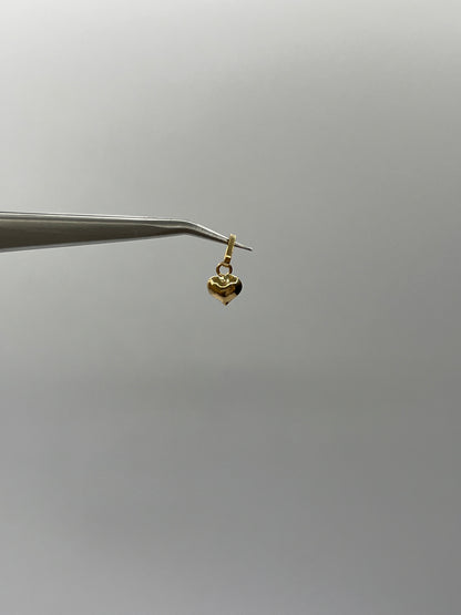 Dije Corazon Liso Oro amarillo 18k 0,25 Gr / 6,60 mm / 0,8 Cm