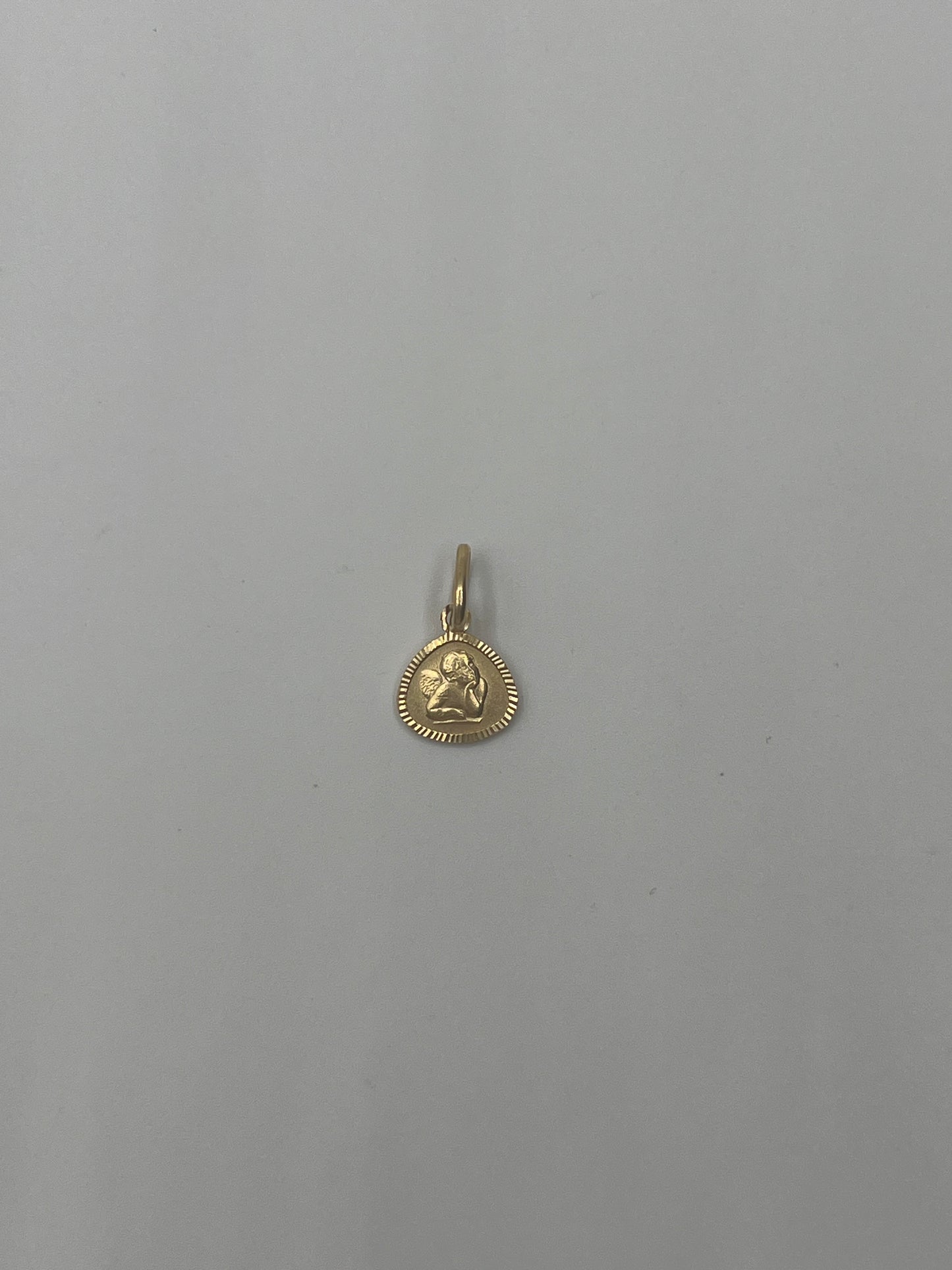 Dije Angel de la Guarda Oro amarillo 18k 0,85 Gr / 8,9 mm / 0,84 Cm