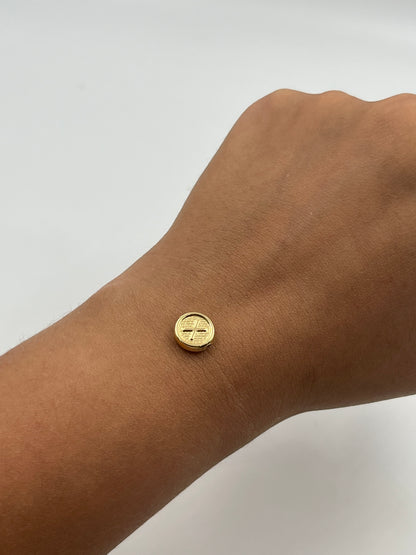 Herraje Letra X Oro amarillo 18k 0,43 Gr / 1 Cm