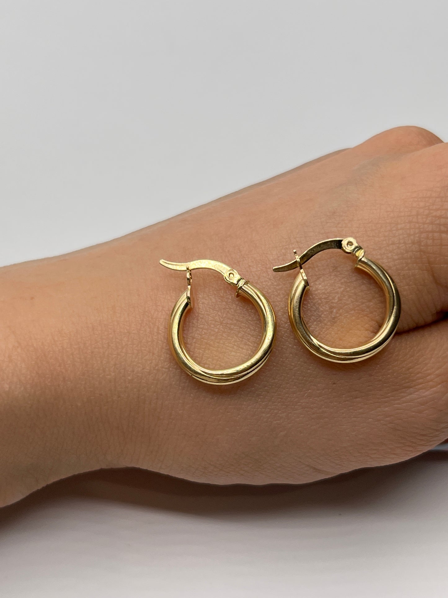 Candonga Entorchada Oro amarillo 18k 1,81 Gr / 2 Cm