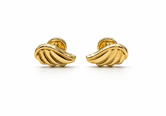 Topos Ala Oro amarillo 18k 0,72 Gr / 10 mm