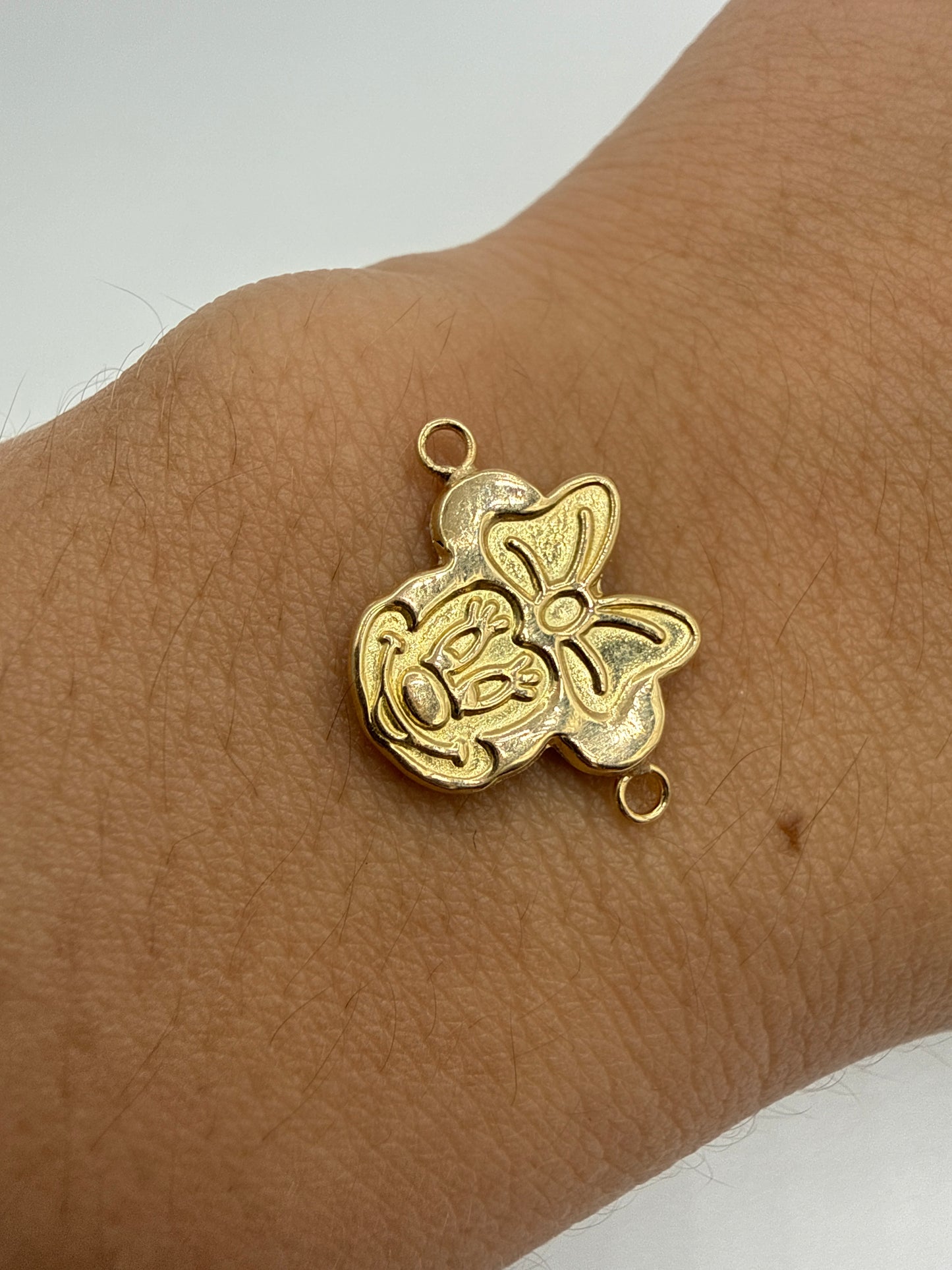 Herraje Minni Mouse Oro amarillo 18k 0,59 Gr / 1,4 Cm