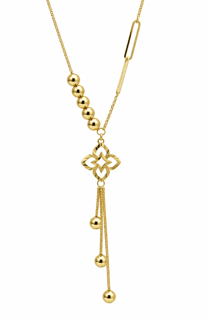 Cadena It Especial Franco Flor Oro amarillo 18k +4 / 1,25 Gr / 9,4 mm / 45 Cm