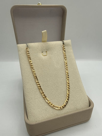 Cadena It Figaro Oro amarillo 18k 7,38 Gr / 3,4 mm / 70 Cm