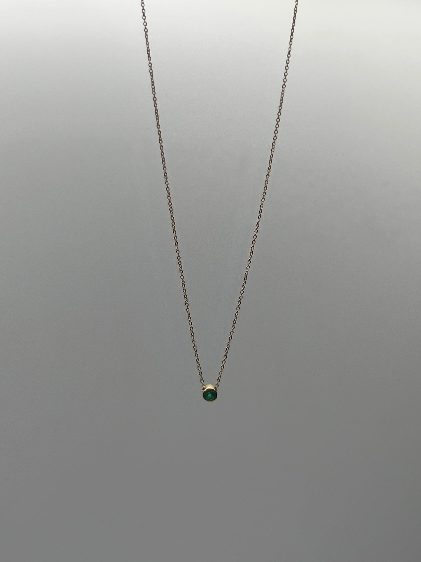 Cadena Rolon Esmeralda 50cm / 1gr / 3.45mm