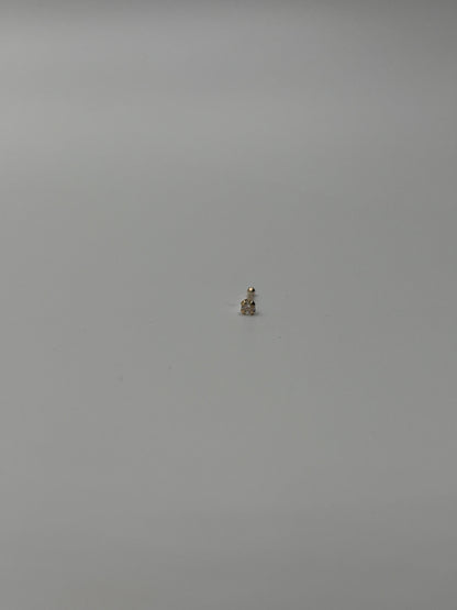Piercing Circon Blanco 0.10 Gr