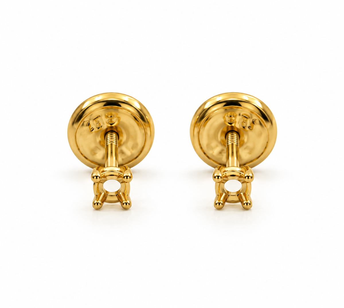 Topos Chatones Oro amarillo 18k 0,45 Gr / 1,5 mm
