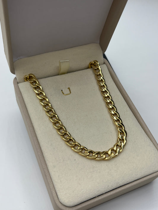 Cadena It Cubana Oro amarillo 18k 15,47 Gr / 6,80 mm / 60 Cm