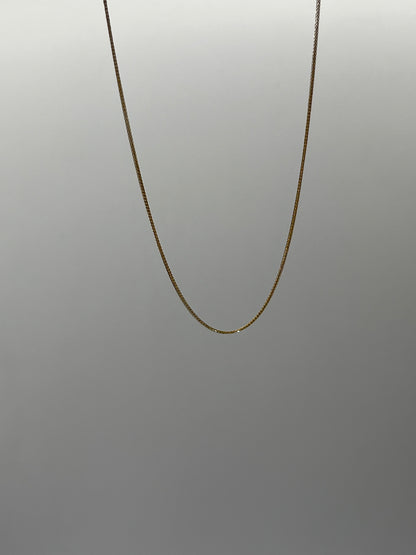 Cadena It Mini Franco Oro amarillo y Oro blanco 18k +3 / 1,8 Gr / 1 mm / 45 Cm