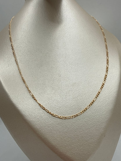 Cadena It Figaro Oro amarillo 18k 1,56 Gr / 1,8 mm / 45 Cm