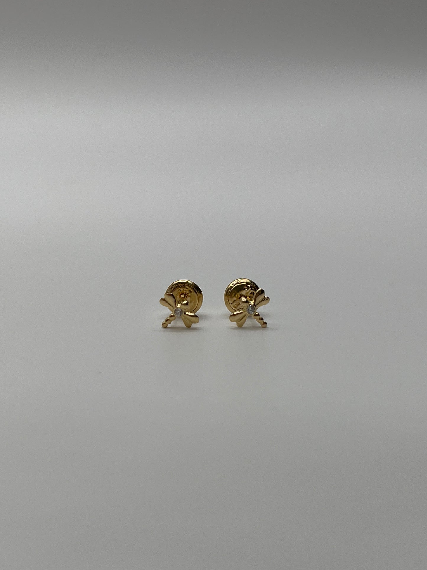 Topos Libelula Oro amarillo 18k 0,62 Gr / 6 mm