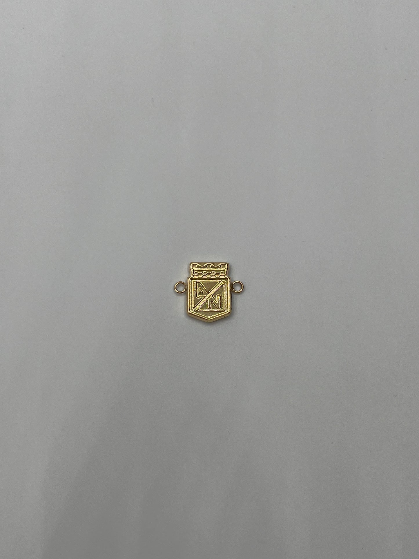 Herraje Atletico Nacional Oro amarillo 18k 0,54 Gr / 1,2 Cm