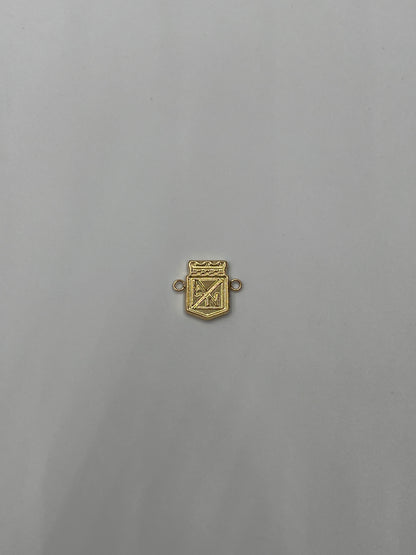 Herraje Atletico Nacional Oro amarillo 18k 0,54 Gr / 1,2 Cm
