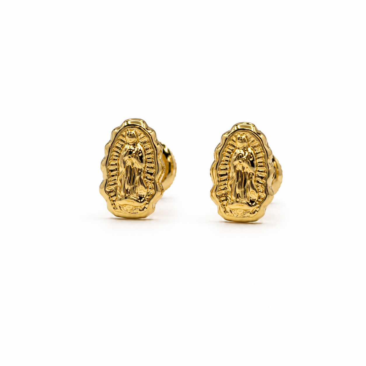 Topos Virgen Guadalupe Oro amarillo 18k 0,76 Gr / 5 mm