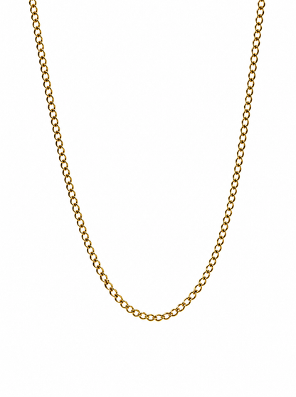 Cadena It Mini Cubana Oro amarillo 18k +2 / 3,60 Gr / 2,3 mm / 60 Cm