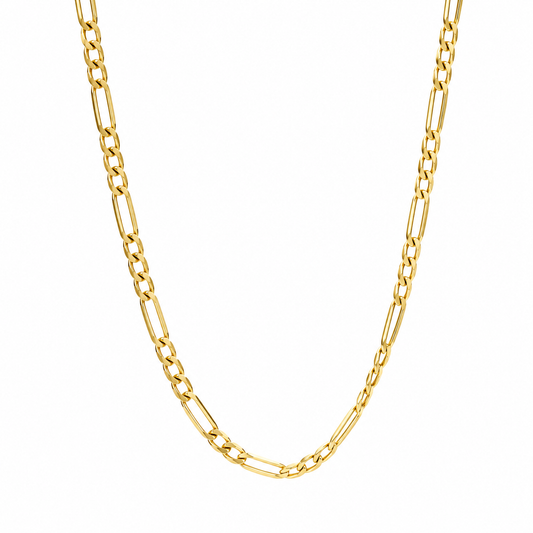 Cadena It Figaro Oro amarillo 18k 5,73 Gr / 3,6 mm / 60 Cm