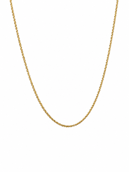Cadena It Franco Oro amarillo 18k +3 / 1,57 Gr / 1 mm / 50 Cm