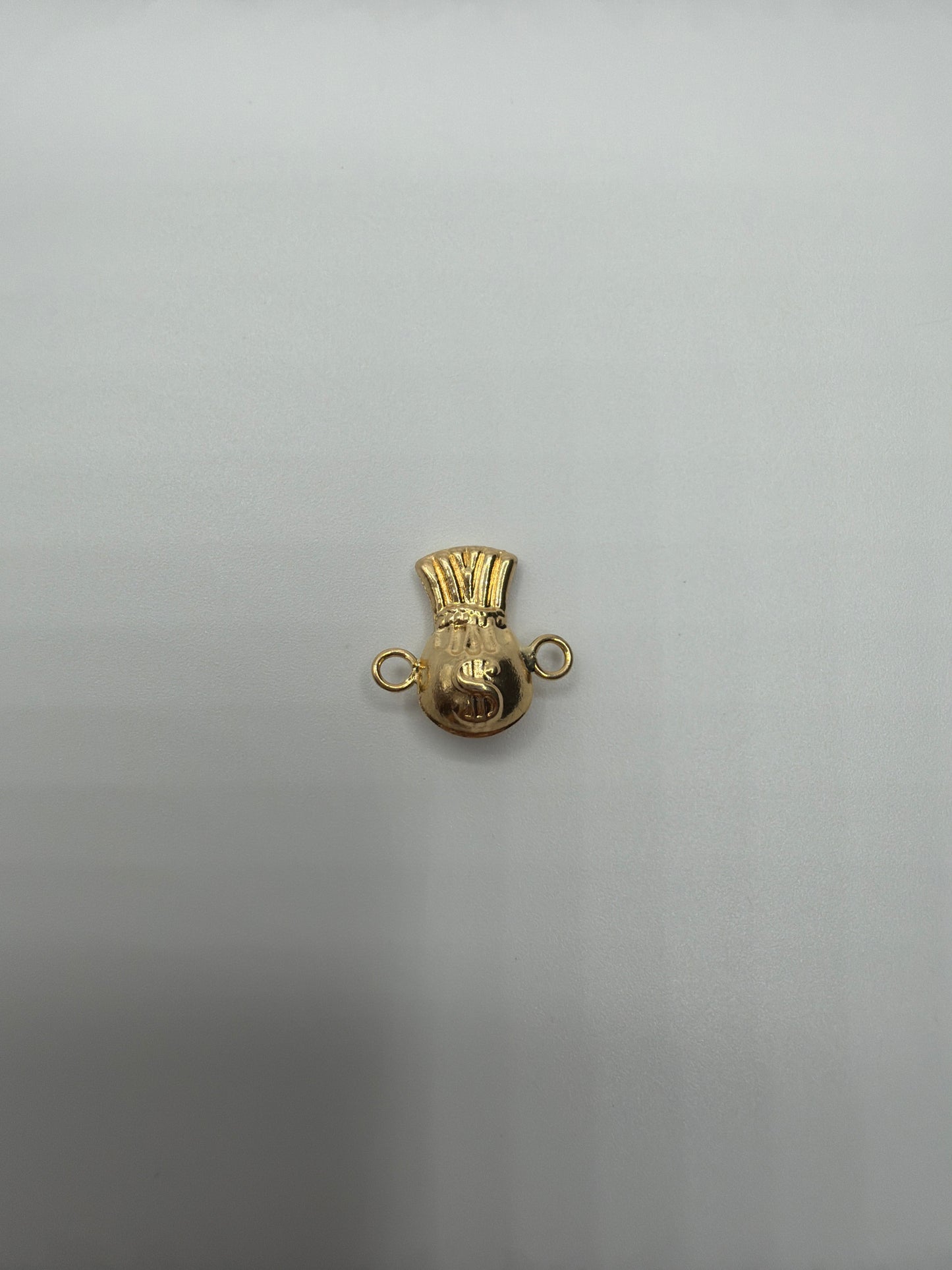 Herraje Bolsa Dinero Oro amarillo 18k 0,41 Gr / 1,2 Cm