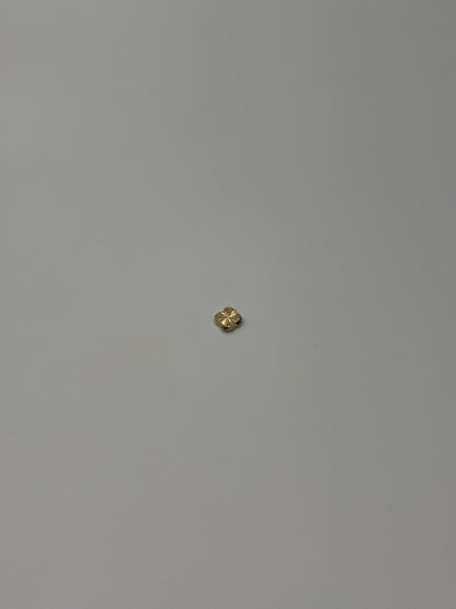 Herraje trebol diamantado Oro amarillo 18k 0,29 Gr / 0,8 Cm