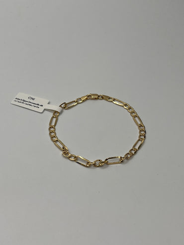 Pulso It Figaro Oro amarillo 18k +2 / 2,91 Gr / 4,5 mm / 19 Cm