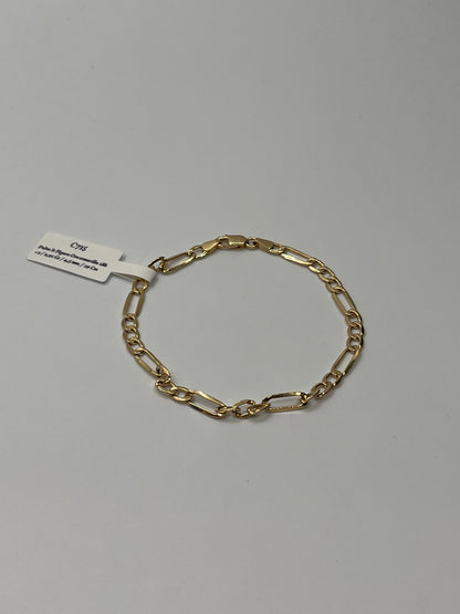 Pulso It Figaro Oro amarillo 18k +2 / 2,91 Gr / 4,5 mm / 19 Cm