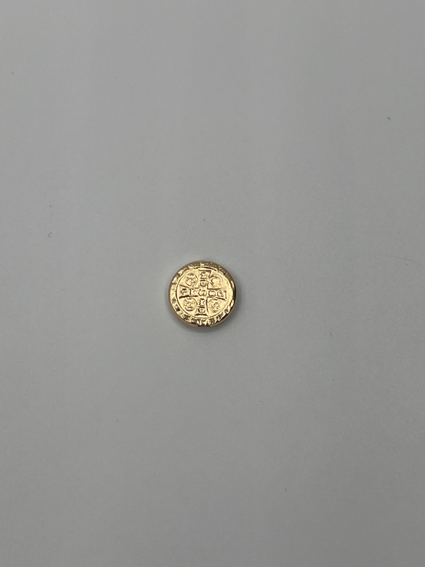 Herraje San Benito Oro amarillo 18k 0,37 Gr / 1 Cm