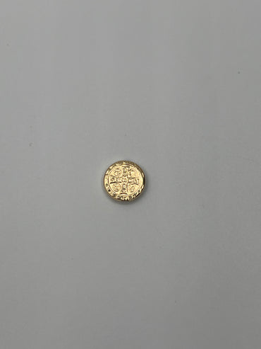 Herraje San Benito Oro amarillo 18k 0,37 Gr / 1 Cm