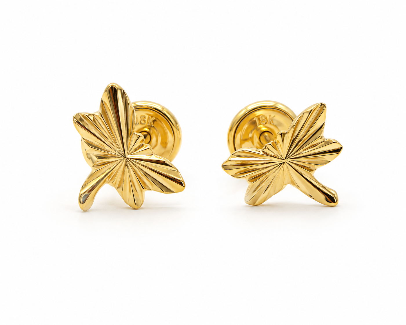 Topos Libelula Oro amarillo 18k 0,68 Gr / 8 mm