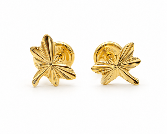 Topos Libelula Oro amarillo 18k 0,68 Gr / 8 mm