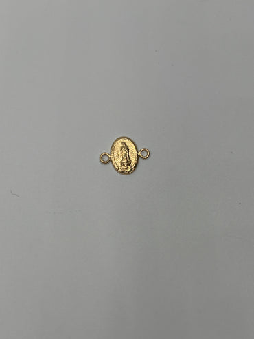 Herraje Virgen Guadalupe Oro amarillo 18k 0,32 Gr / 1 Cm
