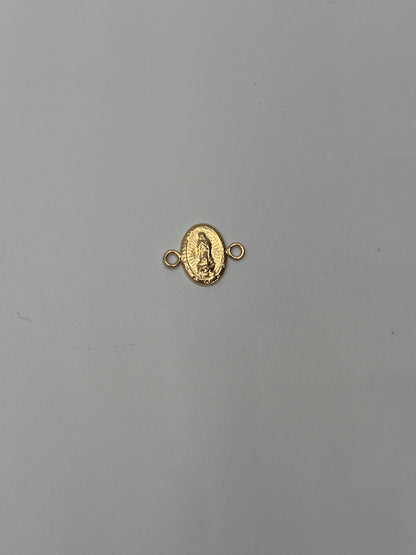Herraje Virgen Guadalupe Oro amarillo 18k 0,32 Gr / 1 Cm