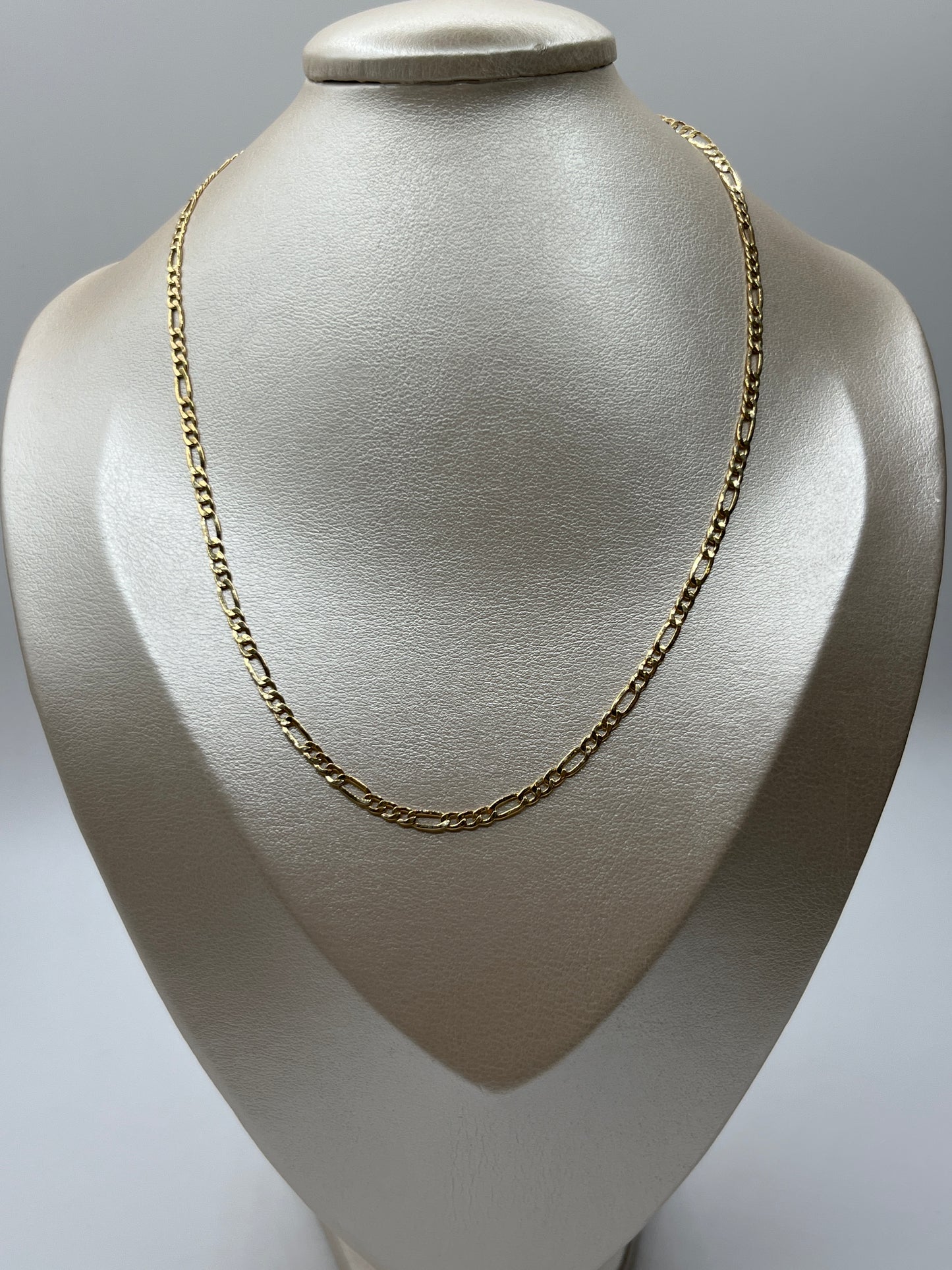 Cadena It Figaro Oro amarillo 18k +2 / 4,38 Gr / 3 mm / 45 Cm