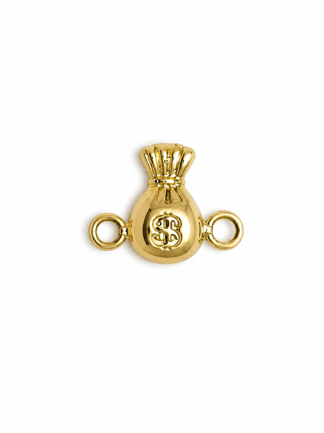 Herraje Bolsa Dinero Oro amarillo 18k 0,22 Gr / 0,9 Cm