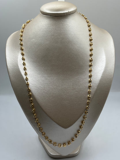 Cadena GC diamantada Oro amarillo 18k 10,31 Gr / 4,60 mm / 60 Cm