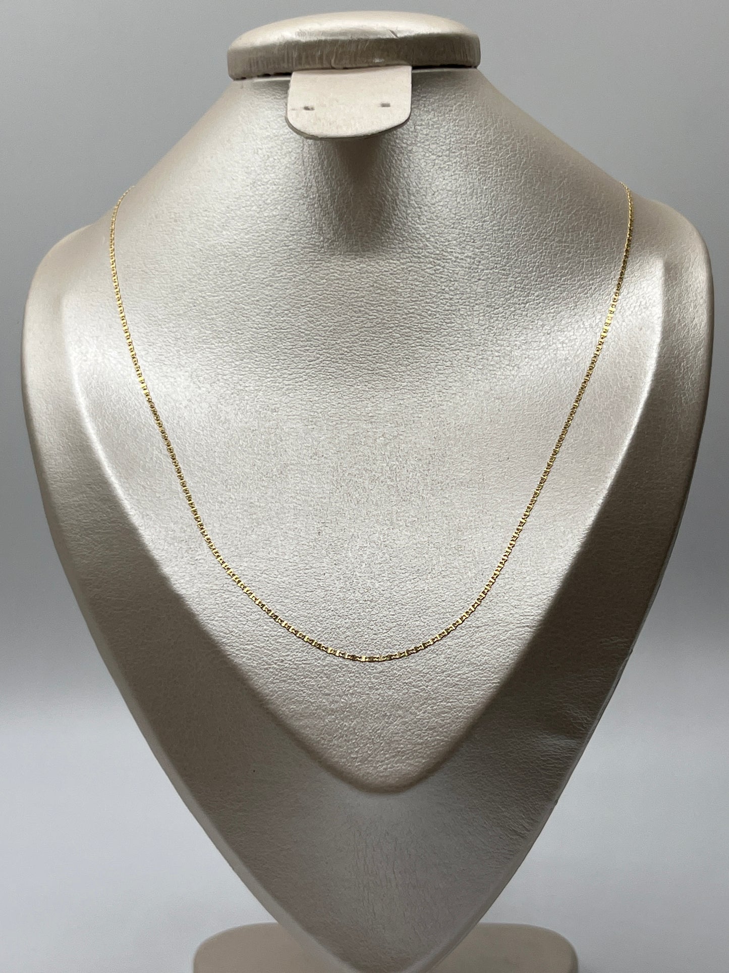 Cadena It plana Oro amarillo 18k +3 / 1,13 Gr / 1,02 mm / 45 Cm