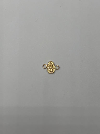 Herraje virgen Guadalupe Oro amarillo 18k 0,28 Gr / 0,8 Cm