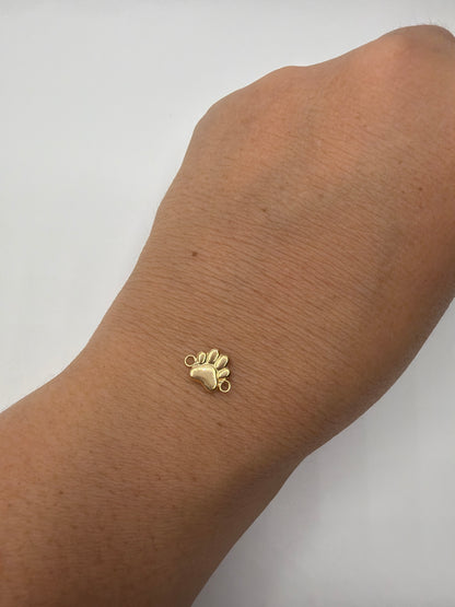 Herraje Huella Oro amarillo 18k 0,26 Gr / 0,8 Cm