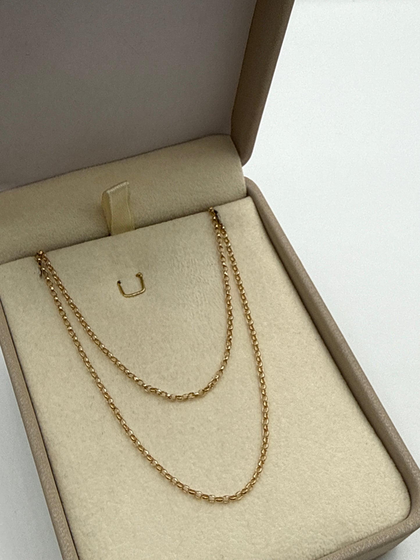 Cadena It Rolon Oro amarillo 18k +3 / 1,16 Gr / 1 mm / 45 Cm